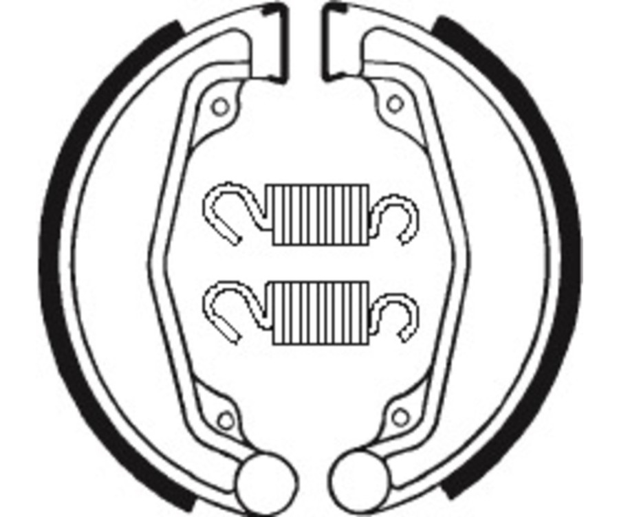 Mâchoires de frein TECNIUM Street/Quad organique - BA023 - 1022208