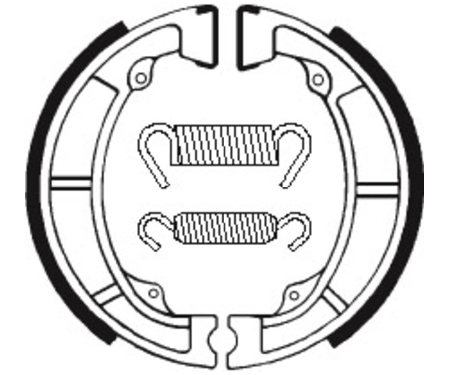 Mâchoires de frein TECNIUM Street/Off-Road organique - BA039 - 1022224
