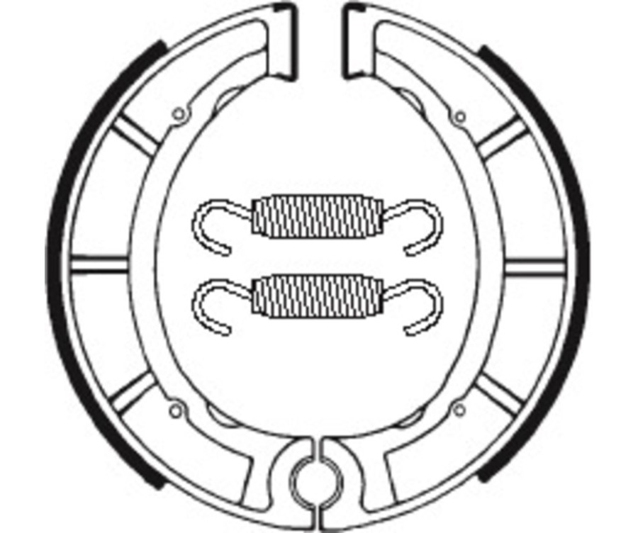 Mâchoires de frein TECNIUM Street/Off-Road/Quad organique - BA035 - 1022220