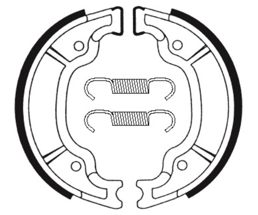 Mâchoires de frein TECNIUM Scooter/Street organique - BA199 - 1022314