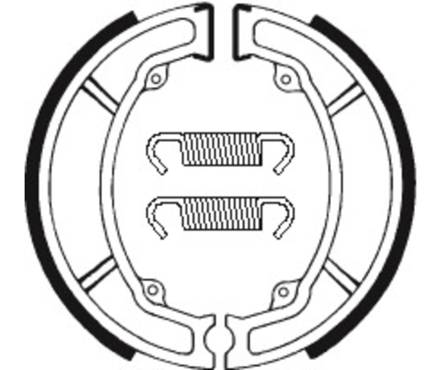 Mâchoires de frein TECNIUM Off-Road/Quad organique - BA104 - 1022273