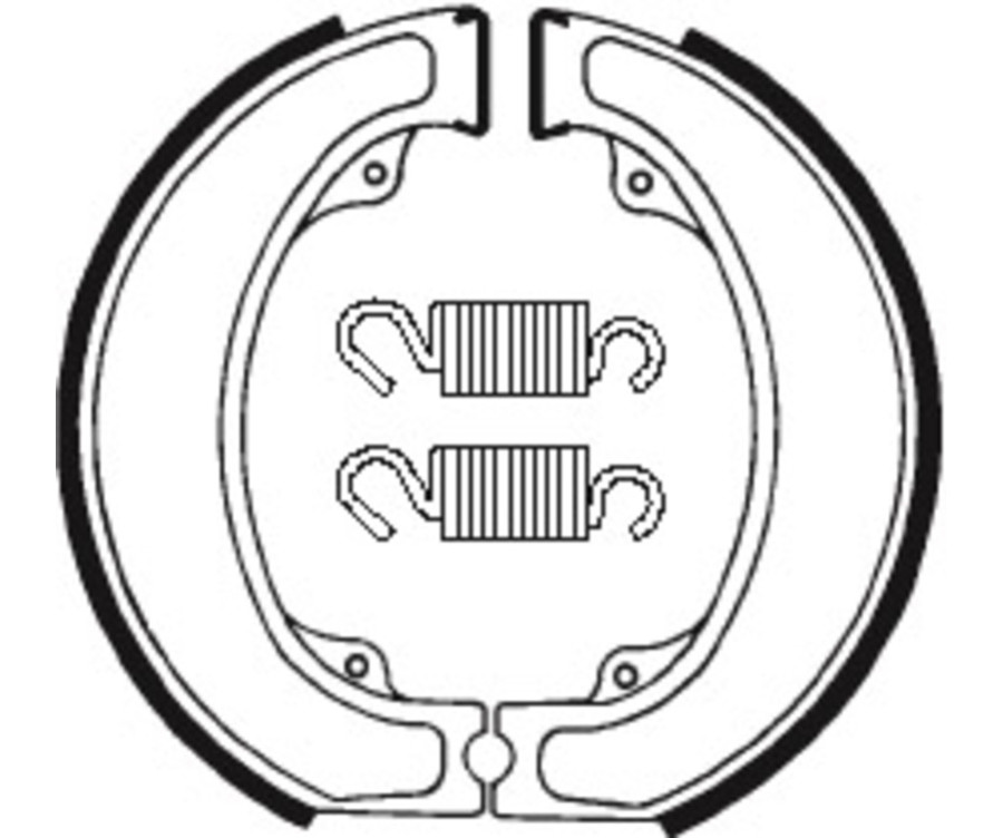 Mâchoires de frein TECNIUM Street organique - BA075 - 1022256