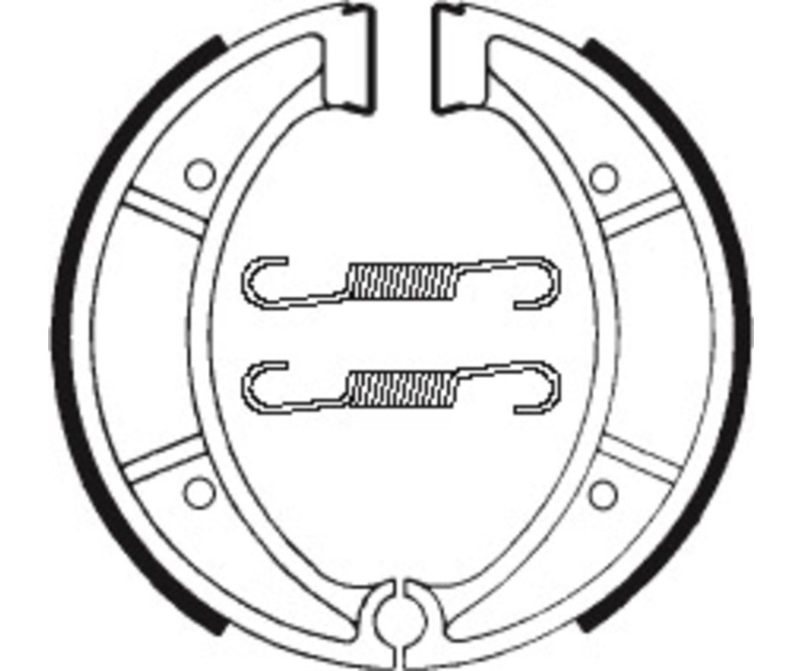 Mâchoires de frein TECNIUM Street/Off-Road organique - BA117 - 1022283
