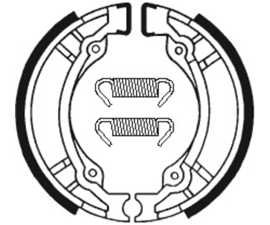 Mâchoires de frein TECNIUM Scooter organique - BA188 - 1022303