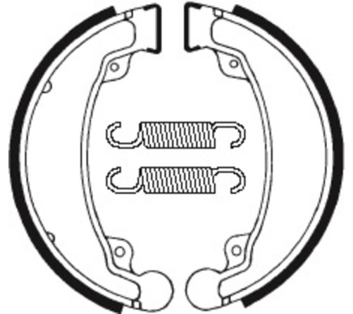 Mâchoires de frein TECNIUM Scooter/Street/Quad organique - BA069 - 1022251