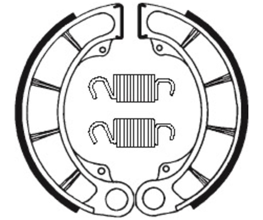 Mâchoires de frein TECNIUM Street organique - BA059 - 1022244