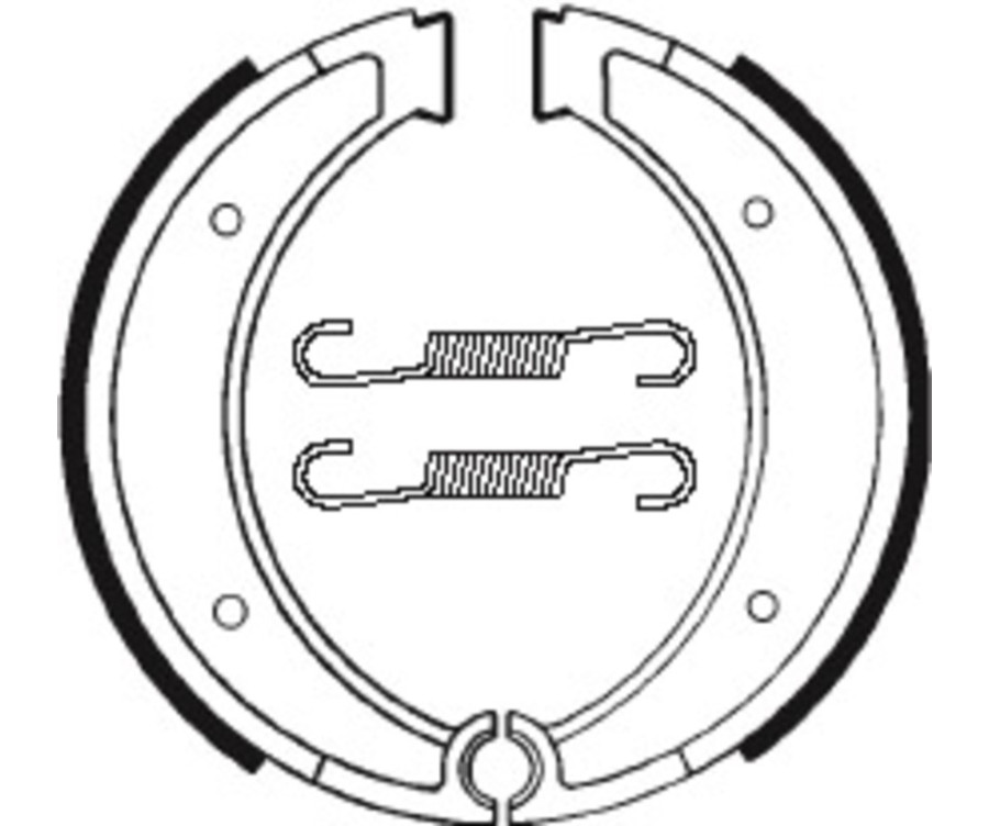 Mâchoires de frein TECNIUM Street/Off-Road organique - BA116 - 1022282