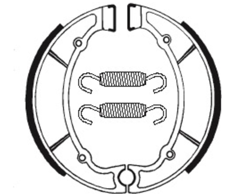 Mâchoires de frein TECNIUM Street organique - BA064 - 1022247