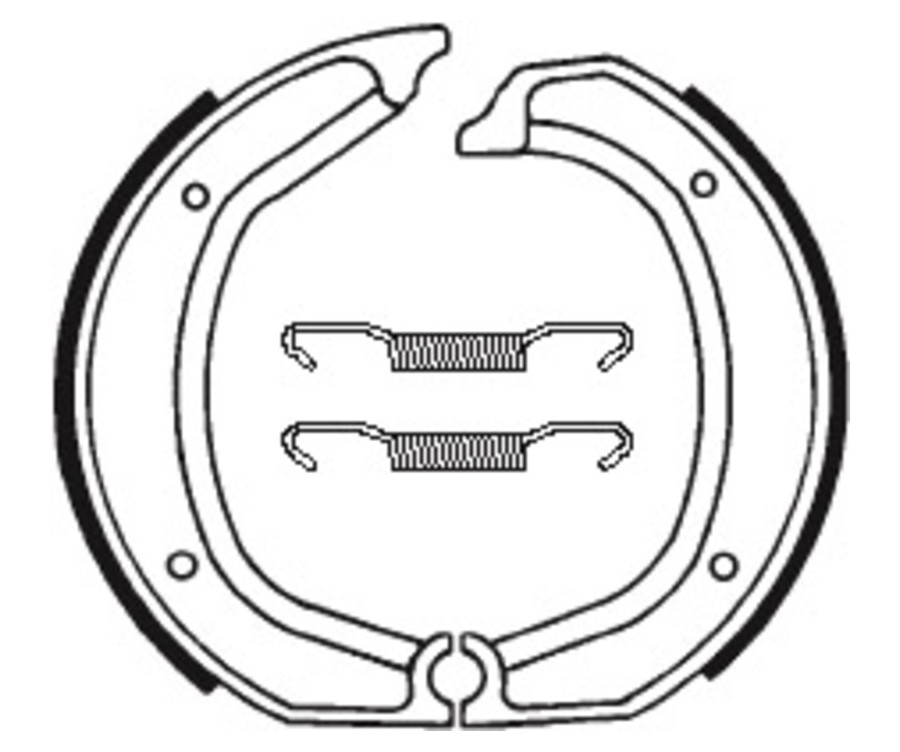 Mâchoires de frein TECNIUM Street organique - BA139 - 1022288