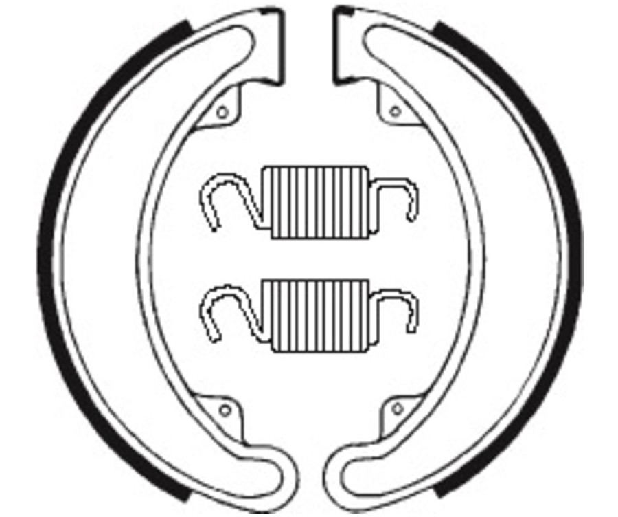 Mâchoires de frein TECNIUM Street/Quad organique - BA024 - 1022209