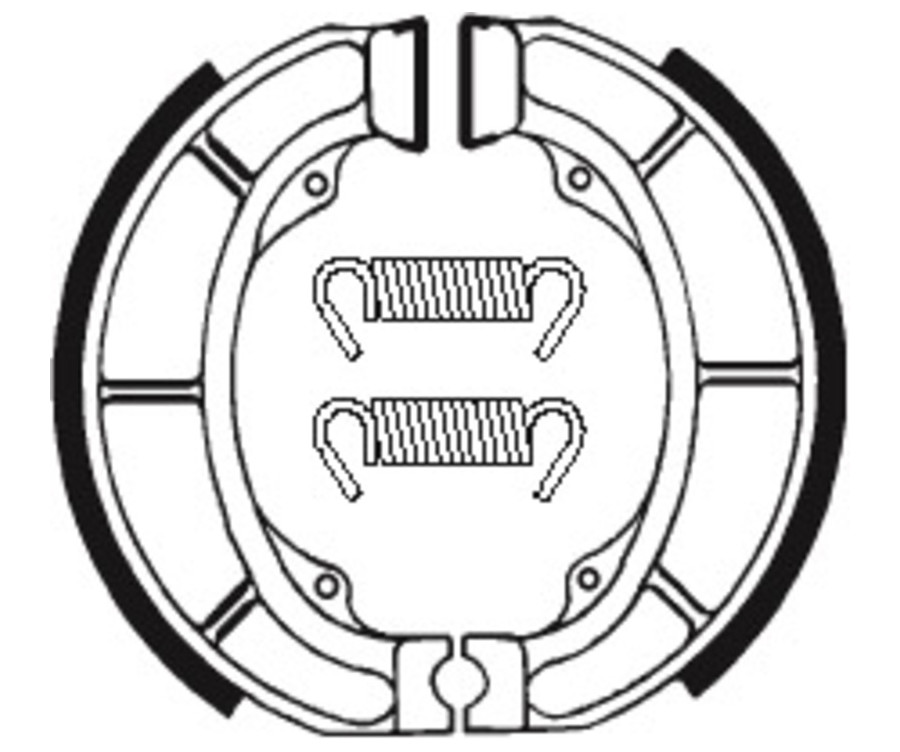 Mâchoires de frein TECNIUM Scooter/Street/Quad organique - BA181 - 1022296