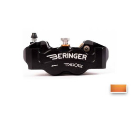 Etrier de frein droit radial BERINGER Aerotec® 4 pistons entraxe 100mm - orange - 1026121