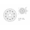 Disque de frein BREMBO Serie Oro rond flottant - 1035603