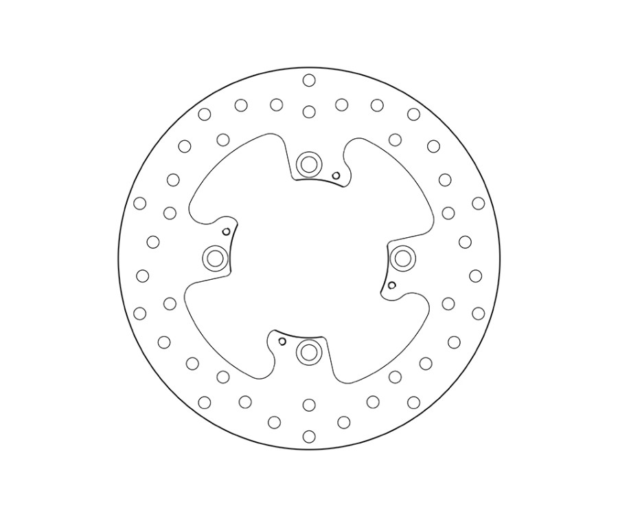 Disque de frein BREMBO Serie Oro rond fixe - 1035569