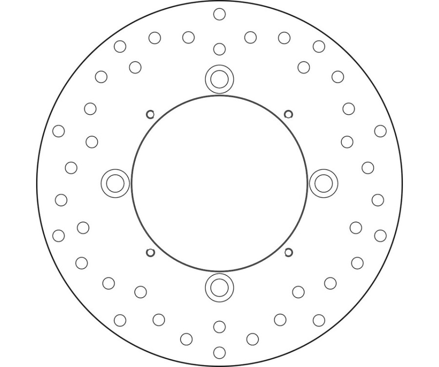 Disque de frein BREMBO Serie Oro rond fixe - 1035559