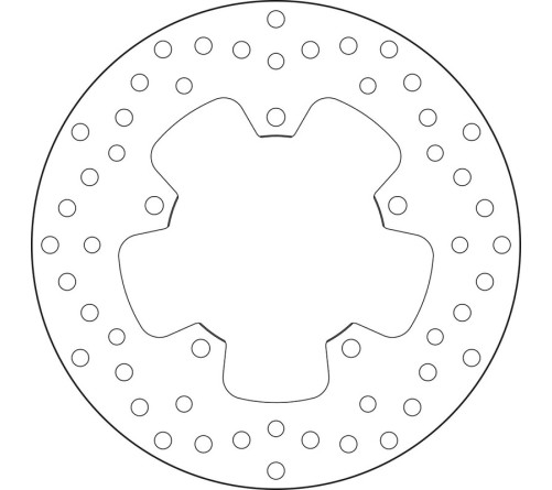 Disque de frein BREMBO Serie Oro rond fixe - 1035564