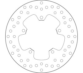 Disque de frein BREMBO Serie Oro rond fixe