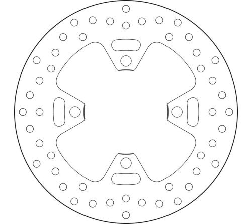 Disque de frein BREMBO Serie Oro rond fixe