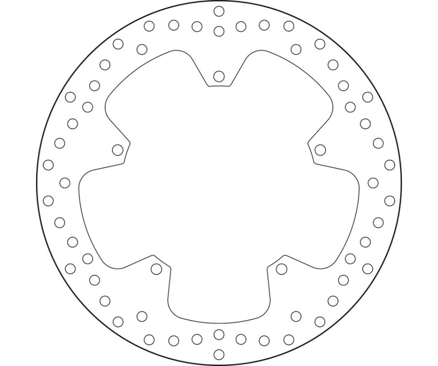 Disque de frein BREMBO Serie Oro rond fixe - 1035565