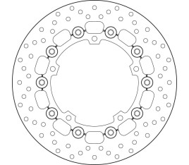 Disque de frein BREMBO Serie Oro rond flottant