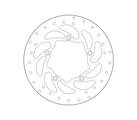 Disque de frein BREMBO Serie Oro rond fixe - 1048781