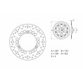 Disque de frein BREMBO Serie Oro rond fixe Disque de frein BREMBO Serie Oro rond fixe