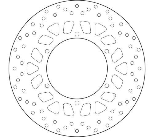 Disque de frein BREMBO Serie Oro rond fixe - 1035560