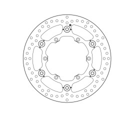 Disque de frein BREMBO Serie Oro rond flottant - 1035609