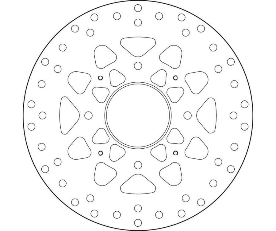Disque de frein BREMBO Serie Oro rond fixe - 1035562