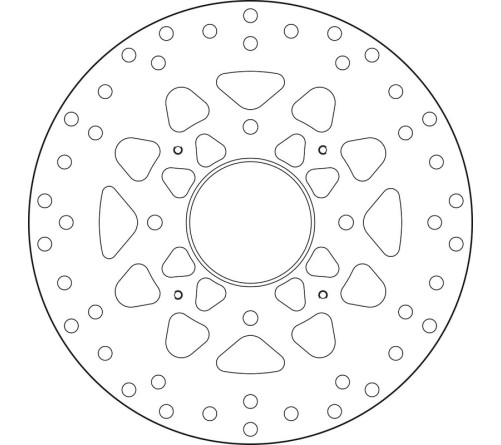 Disque de frein BREMBO Serie Oro rond fixe