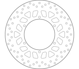 Disque de frein BREMBO Serie Oro rond fixe - 1035555