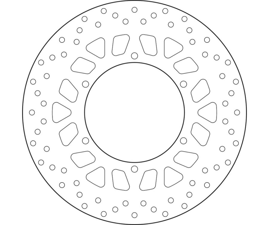 Disque de frein BREMBO Serie Oro rond fixe - 1035555