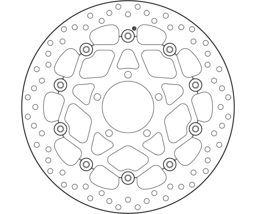 Disque de frein BREMBO Serie Oro rond flottant - 1035660