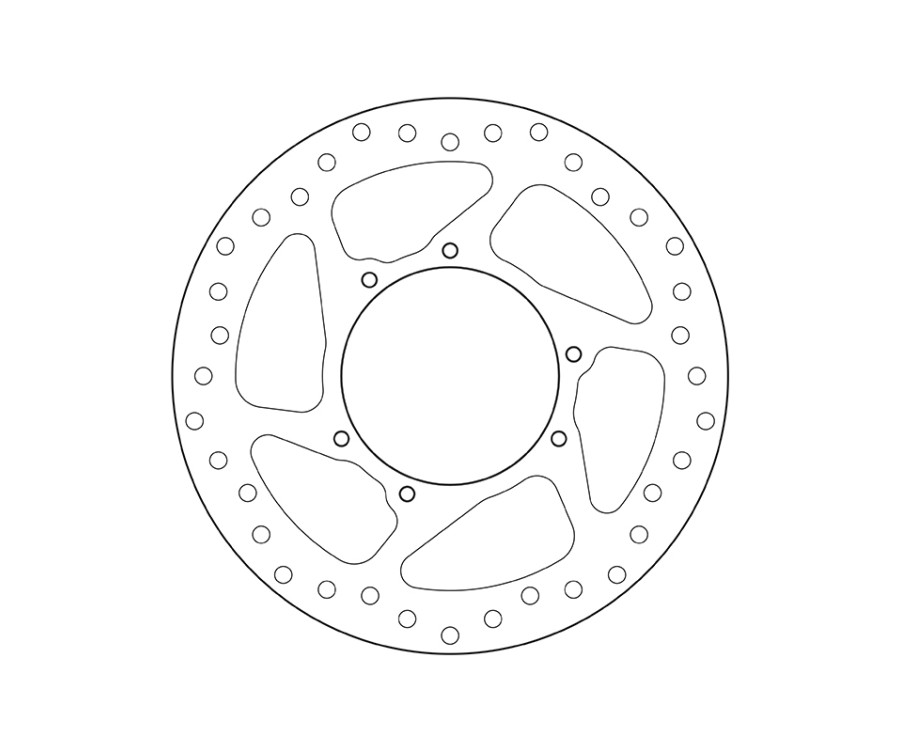 Disque de frein BREMBO Serie Oro rond fixe - 1035568
