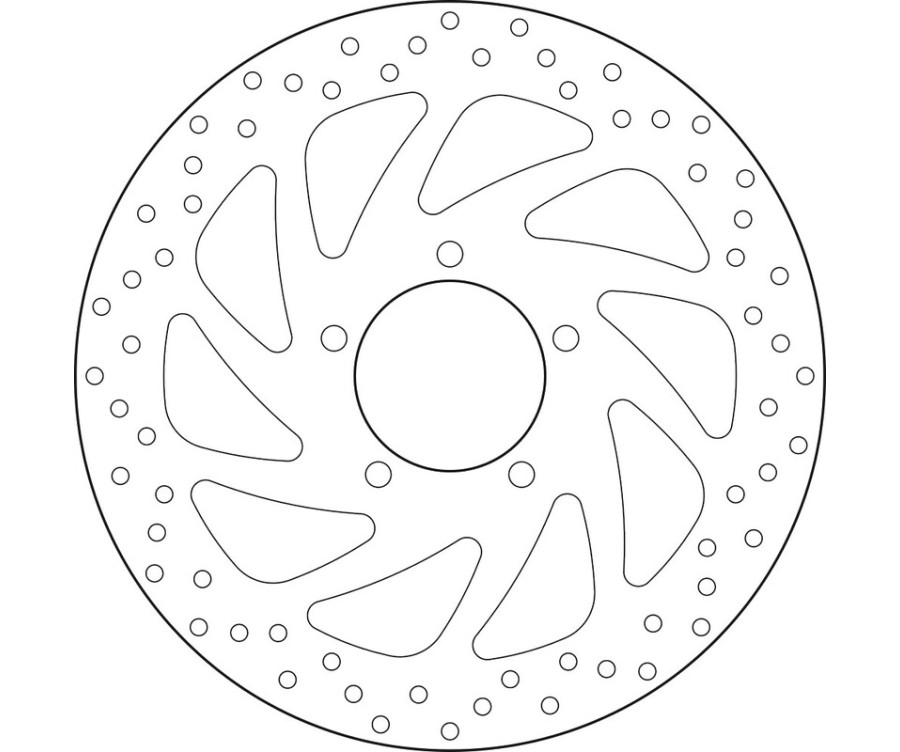 Disque de frein BREMBO Serie Oro rond fixe - 1035557