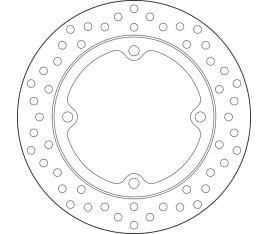 Disque de frein BREMBO Serie Oro rond fixe - 1035558