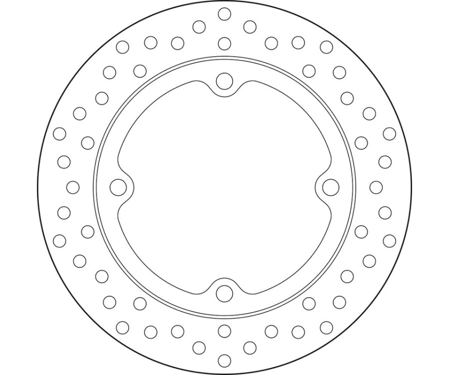 Disque de frein BREMBO Serie Oro rond fixe - 1035558