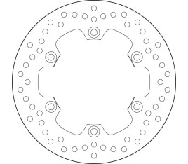 Disque de frein BREMBO Serie Oro rond fixe