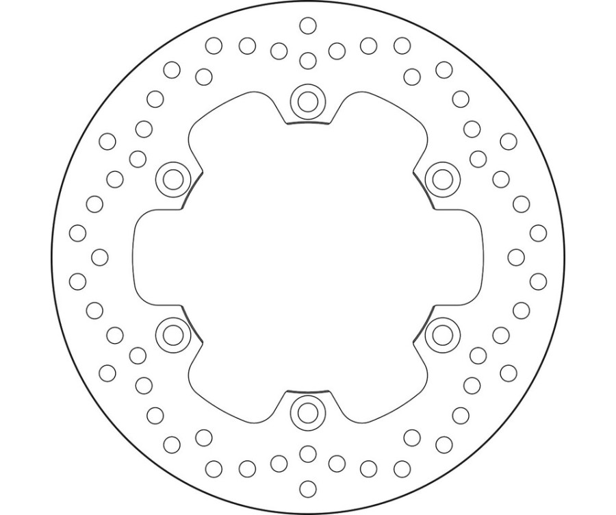 Disque de frein BREMBO Serie Oro rond fixe - 1035561