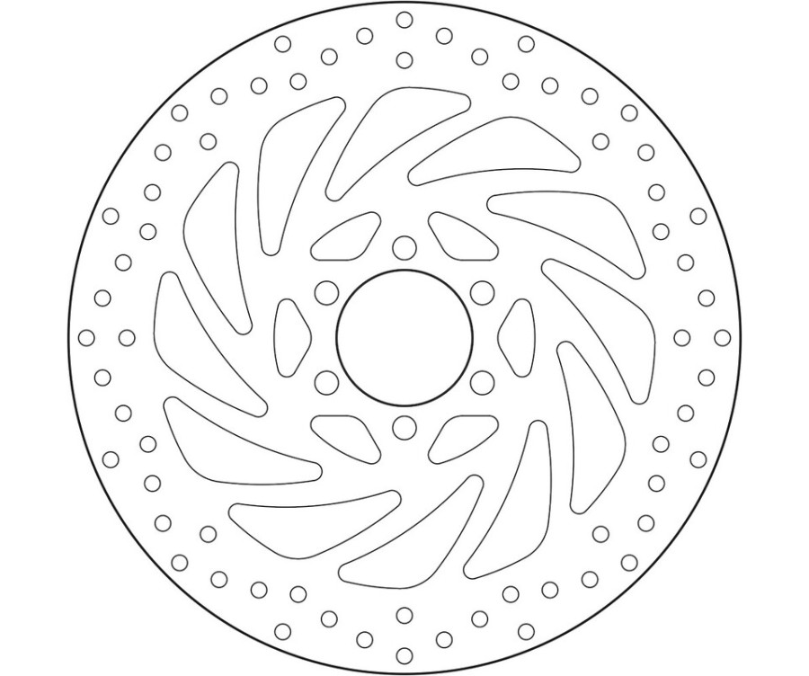 Disque de frein BREMBO Serie Oro rond fixe