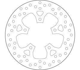 Disque de frein BREMBO Serie Oro rond fixe - 1035553