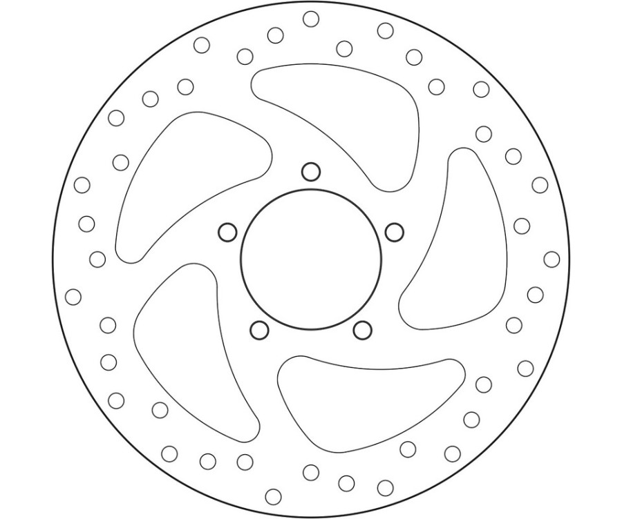 Disque de frein BREMBO Serie Oro rond fixe