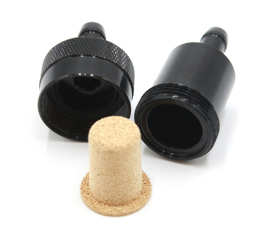 Filtre à essence JMP universel aluminium noir - 1052774