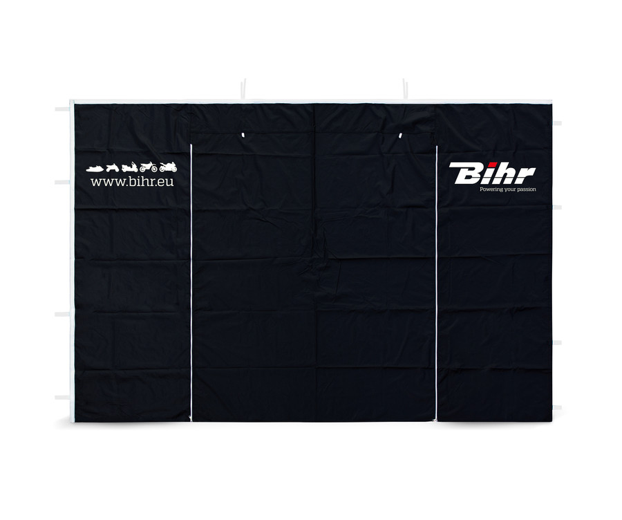 Panneau de porte amovible BIHR tonnelle de paddock Home Track 3x3m (réf. 980126) porte à fermeture éclair - 1103085