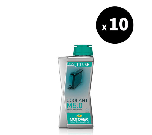 Liquide de refroidissement MOTOREX Coolant M5.0 - 10x1L