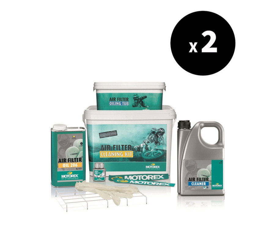 Kit d'entretien complet pour filtres à air MOTOREX x2 - 3062647