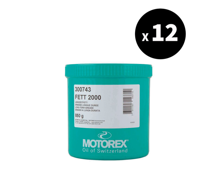 Graisse long terme MOTOREX Long Term 2 - 850ml x12 - 3062700