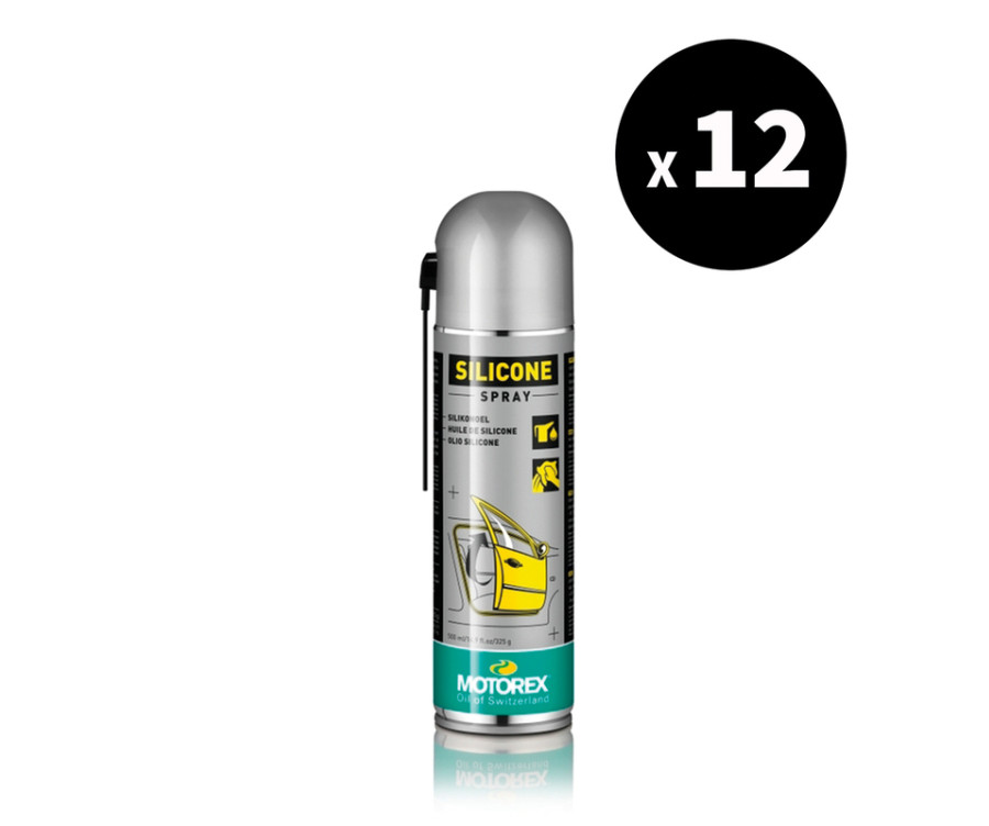 Nettoyant silicone MOTOREX - Spray 500 ml x12 - 3062634