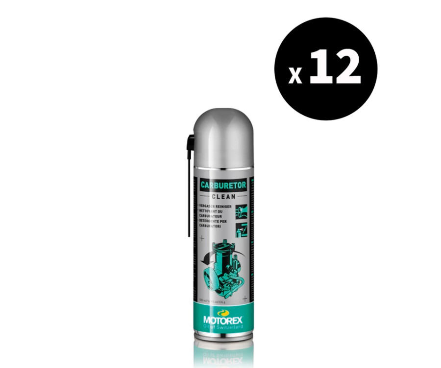 Nettoyant carburateur MOTOREX Carburetor Cleaner - spray 500ml x12 - 3062628
