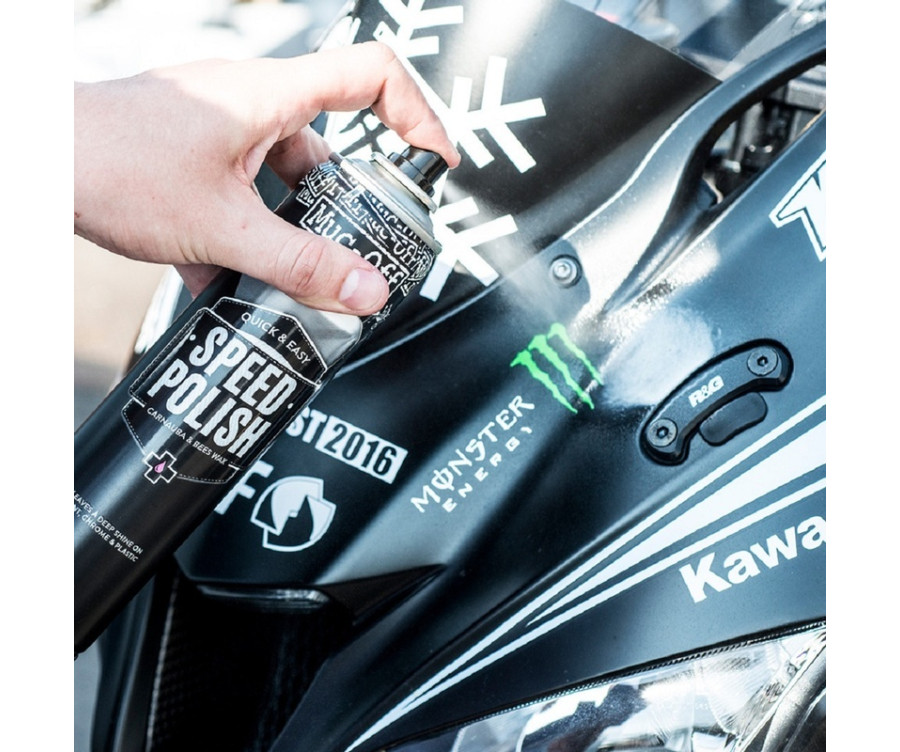 Spray Polish MUC-OFF Speed Polish - spray 400ml X12 - 3043087